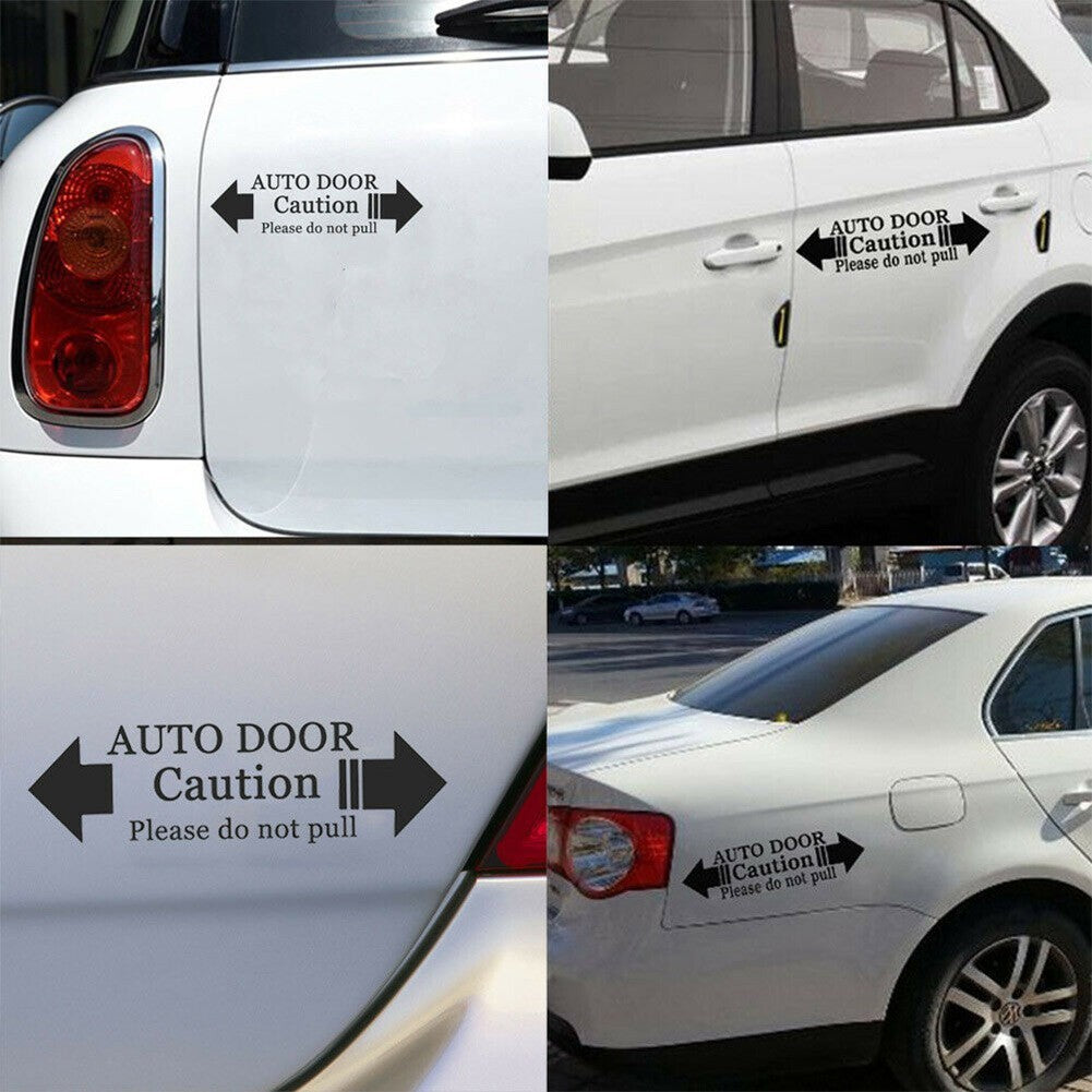 Auto Vehicle Door Caution Sticker Do Not Pull