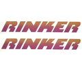 Rinker Boat Vinyl Decal 14 1/2 x 2 Inch by Rinker