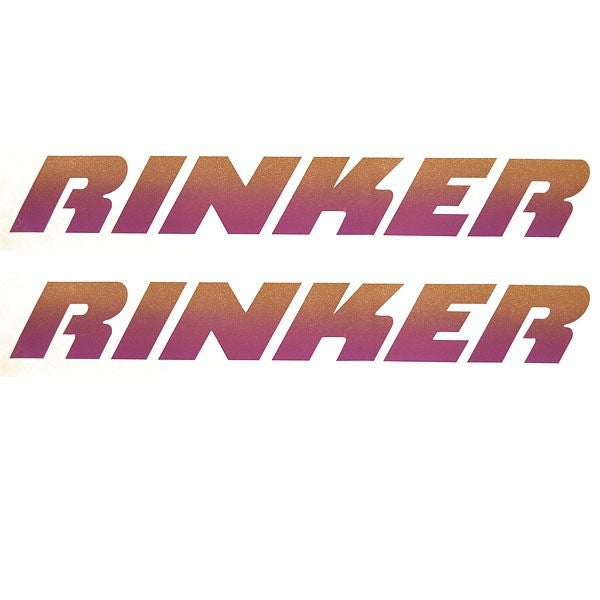 Rinker Boat Vinyl Decal 14 1/2 x 2 Inch by Rinker