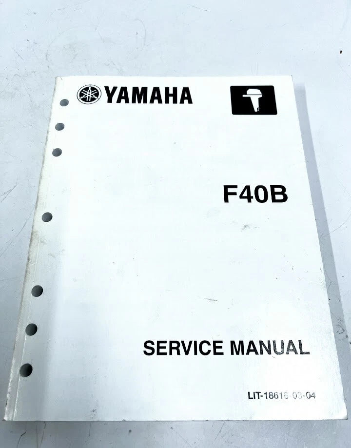 Yamaha Lit-18616-03-0<wbr/>4, Service Manual, F40b