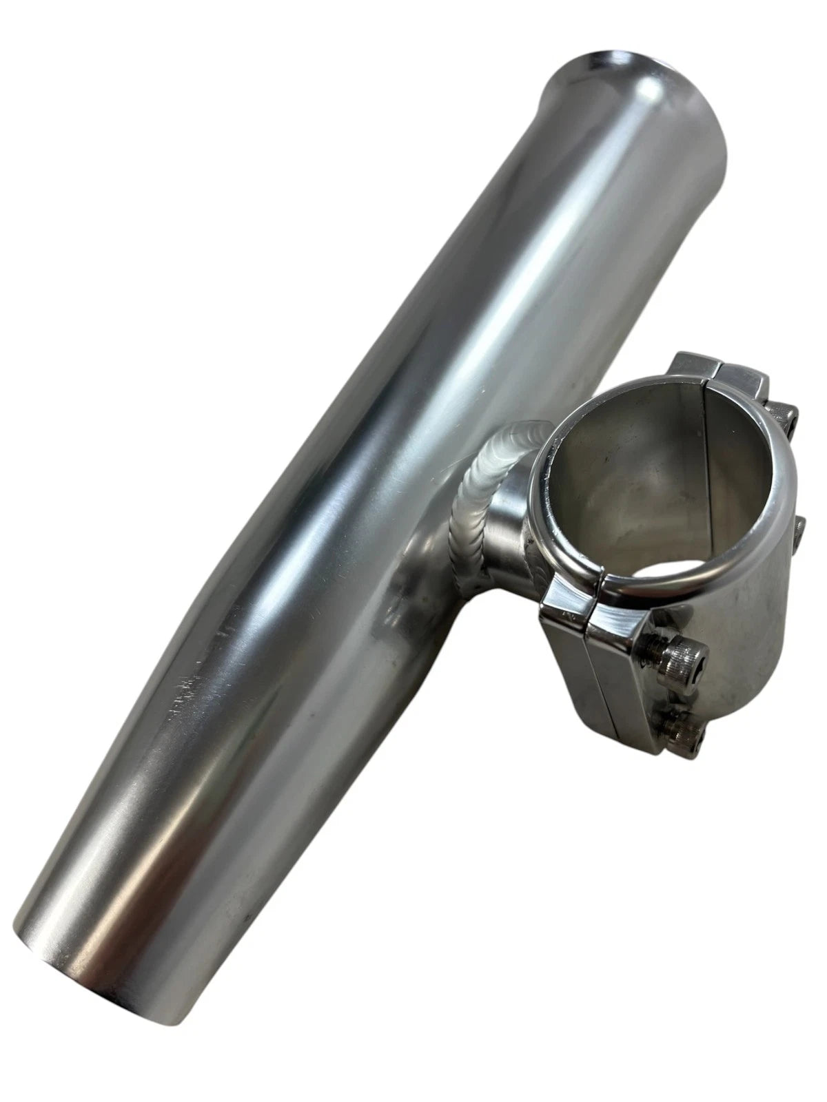 Tigress Silver Aluminum Rod Holder For 1 1/2" Od Pipe Horizontal Mount