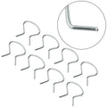 8pcs Door Handle Window-crank Retainer Horseshoe Clip Set For