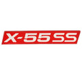 Decal MasterCraft X55 SS Red Silver by MasterCraft