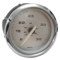 Faria Boat Speedometer Gauge 35 MPH Kronos Silver 3 1/4 Inch by Faria