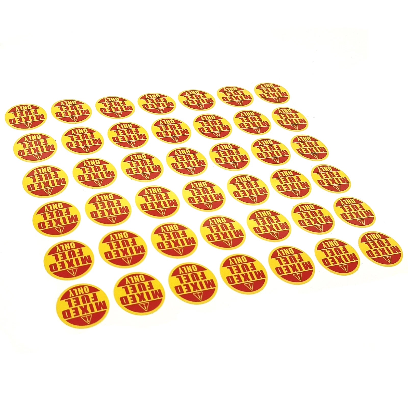 MIXED FUEL ONLY Decal / Sticker / Door Labels for Truck Gasoline Oil 42Pcs