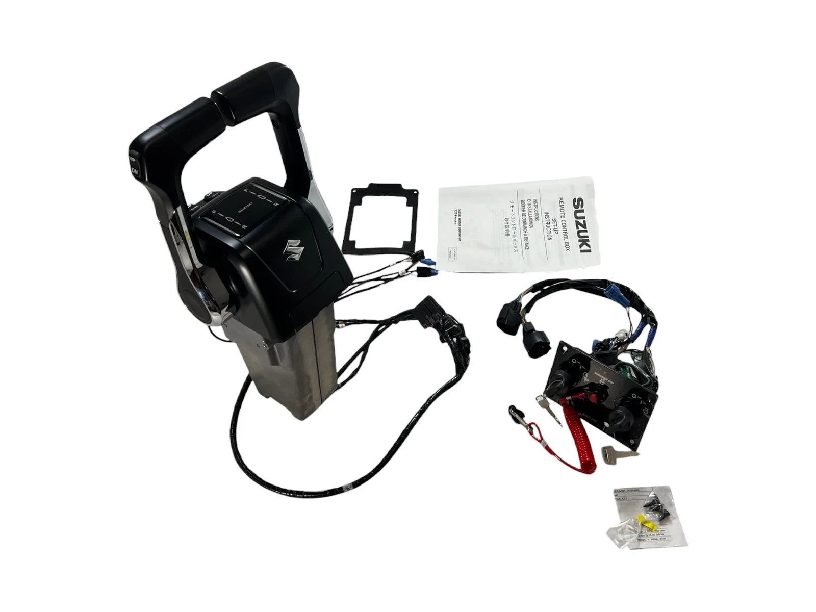 Suzuki 67000-88l11, Dual Engine Mechanical Control Box Kit W/ Key