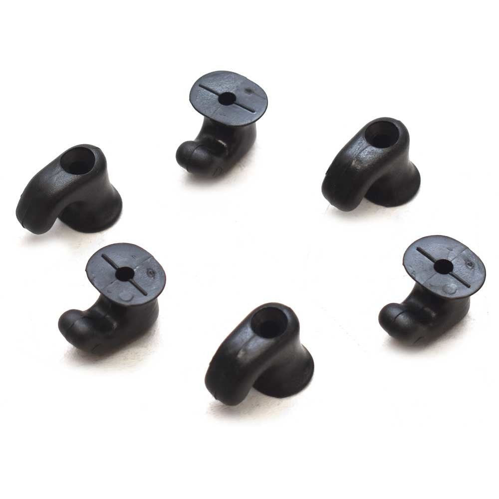 ObeCo J-Hooks Black Nylon 1 1/8 x 3/4 Inch by ObeCo
