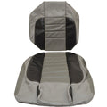 Triton Seat Skins Explorer Gray Black Vinyl by Triton