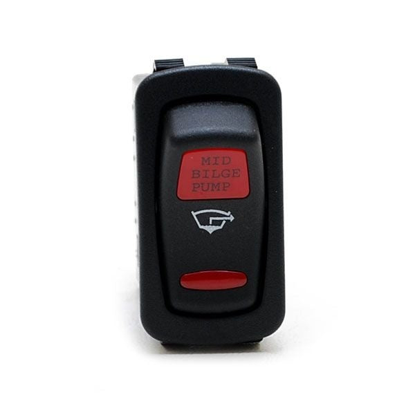 Carling On/Off Boat Rocker Switch Mid Bilge Pump 4 Spade 12V Lighted by Carling