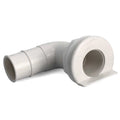 Rinker Boat Elbow Thru Hull 149642 | 1 1/4 Inch White Plastic by Rinker