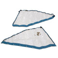 Bayliner Boat Side Curtains Blue Clear Set of 2 by Bayliner