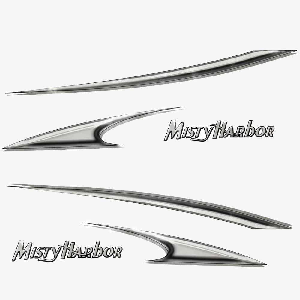 Misty Harbor Boat Graphic Decals by Grand