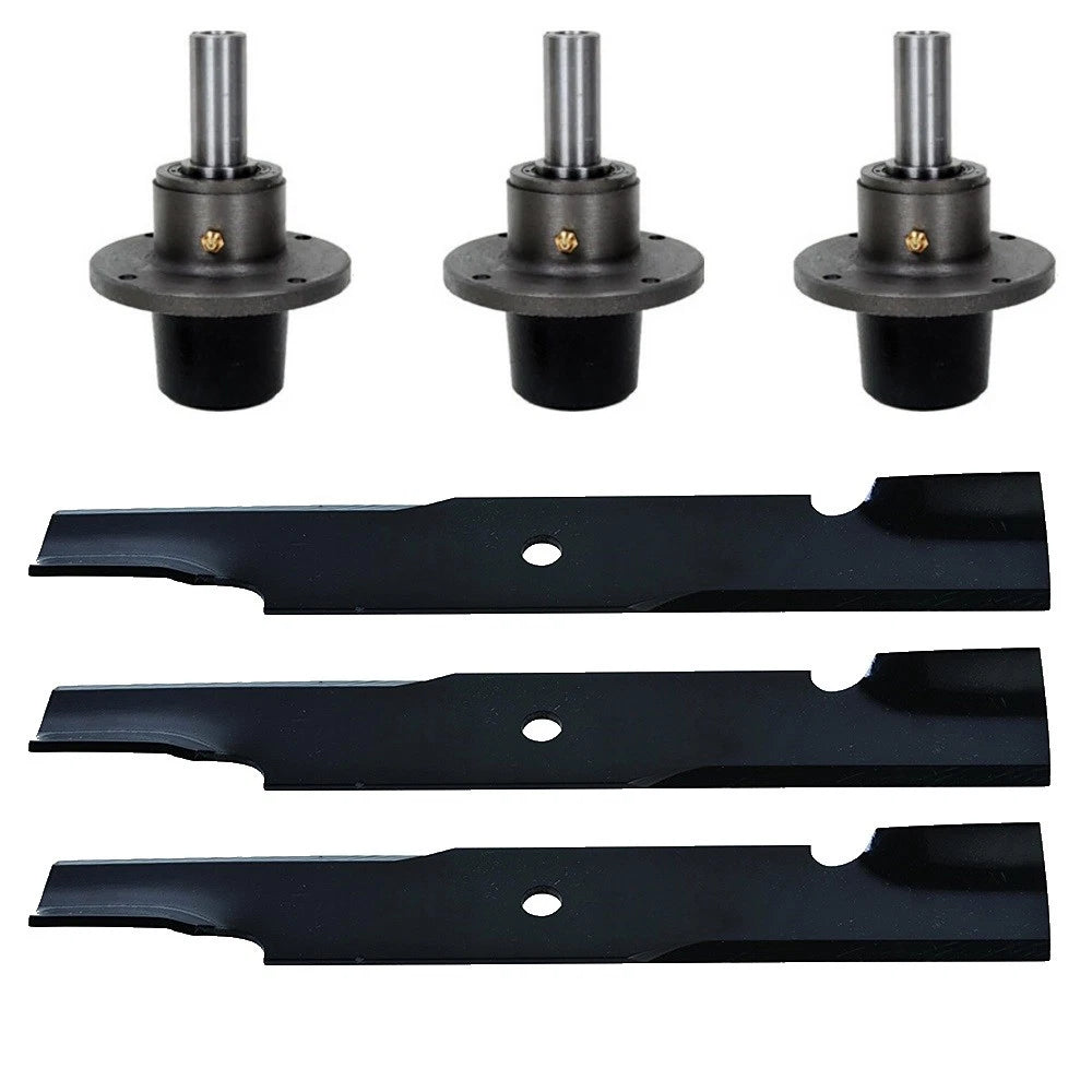 Spindles & Blades Kit For 48" Scag Sabre Tooth Tiger-turf Tiger-wild