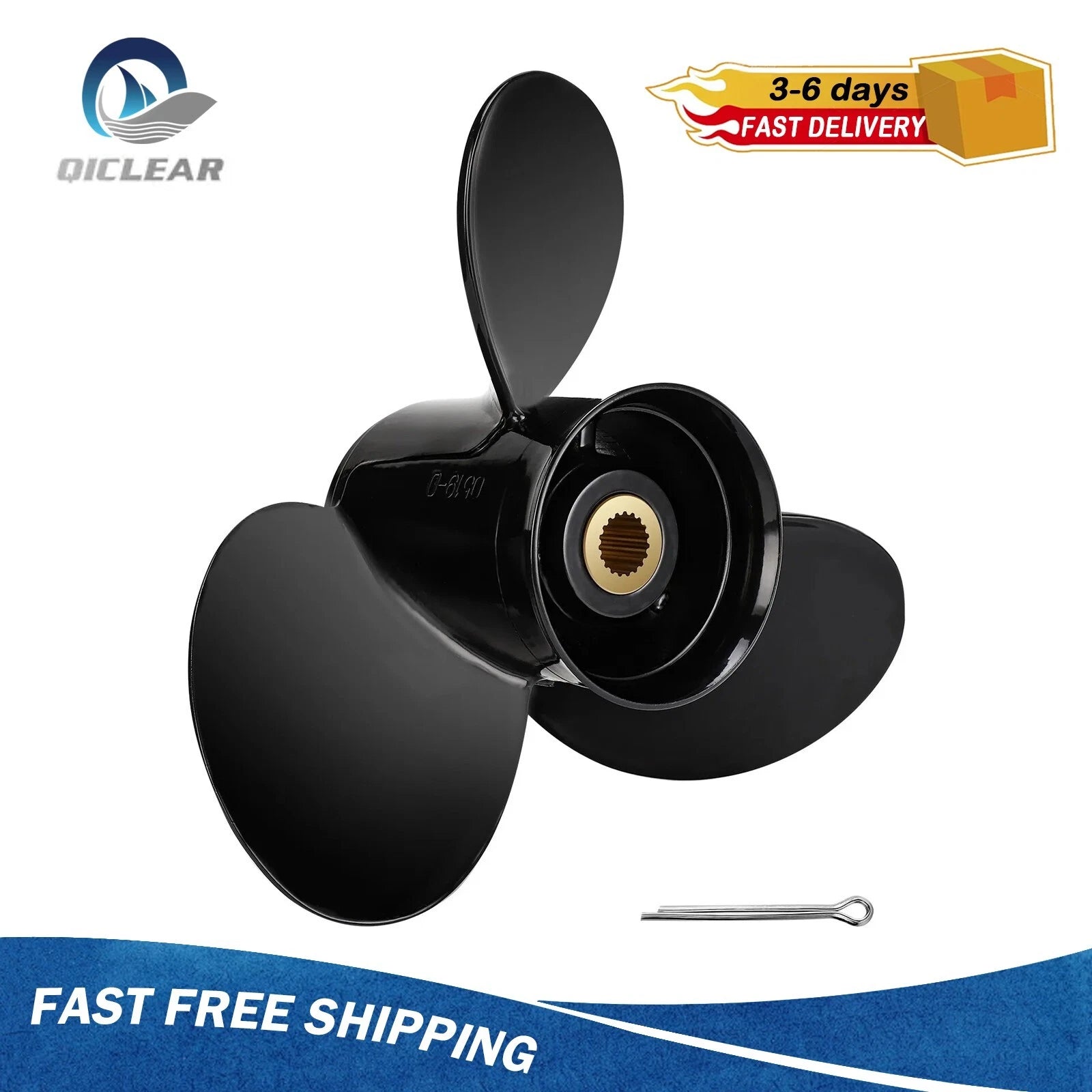 15 X 17 Aluminum Outboard Propeller For Volvo Penta Sx Drive Engines
