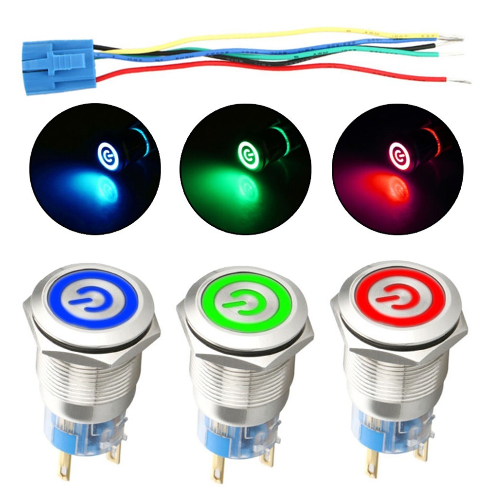 Button Switch Self-locking Waterproof Parts
