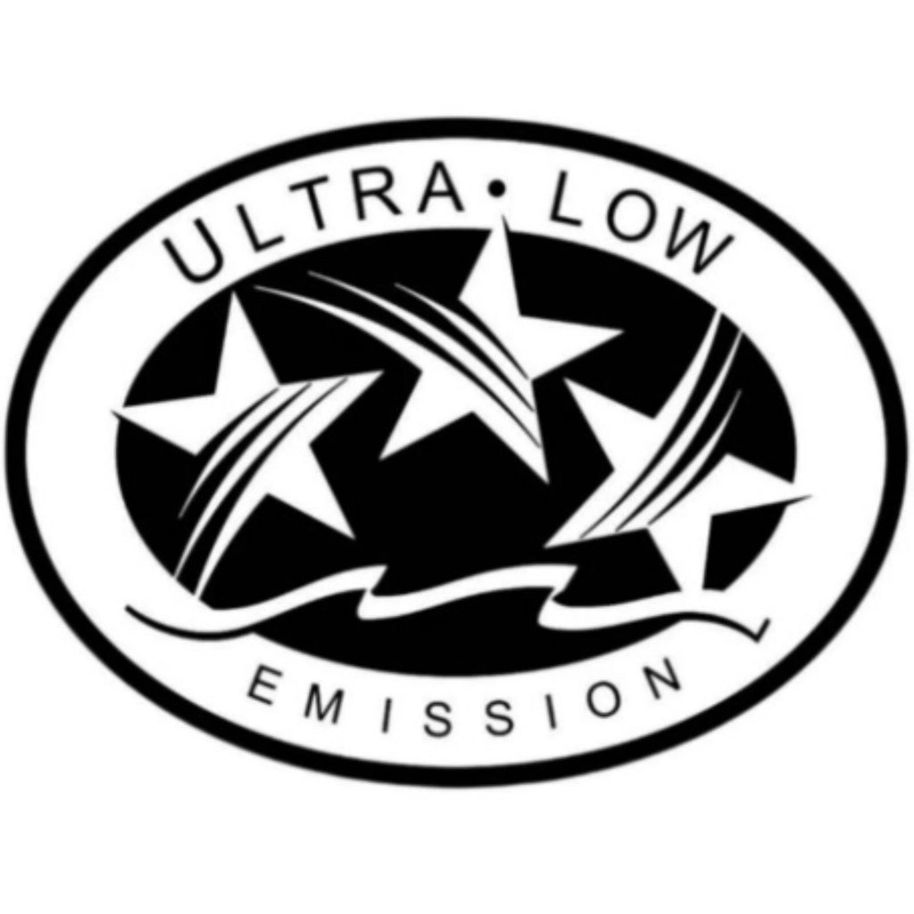 Ultra Low Emission Outboard Sticker for California DOT - White 3.11"x2.28"