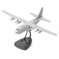 1:144 Us C-130 Hercules Transport Aircraft Unassembled Kit 4d