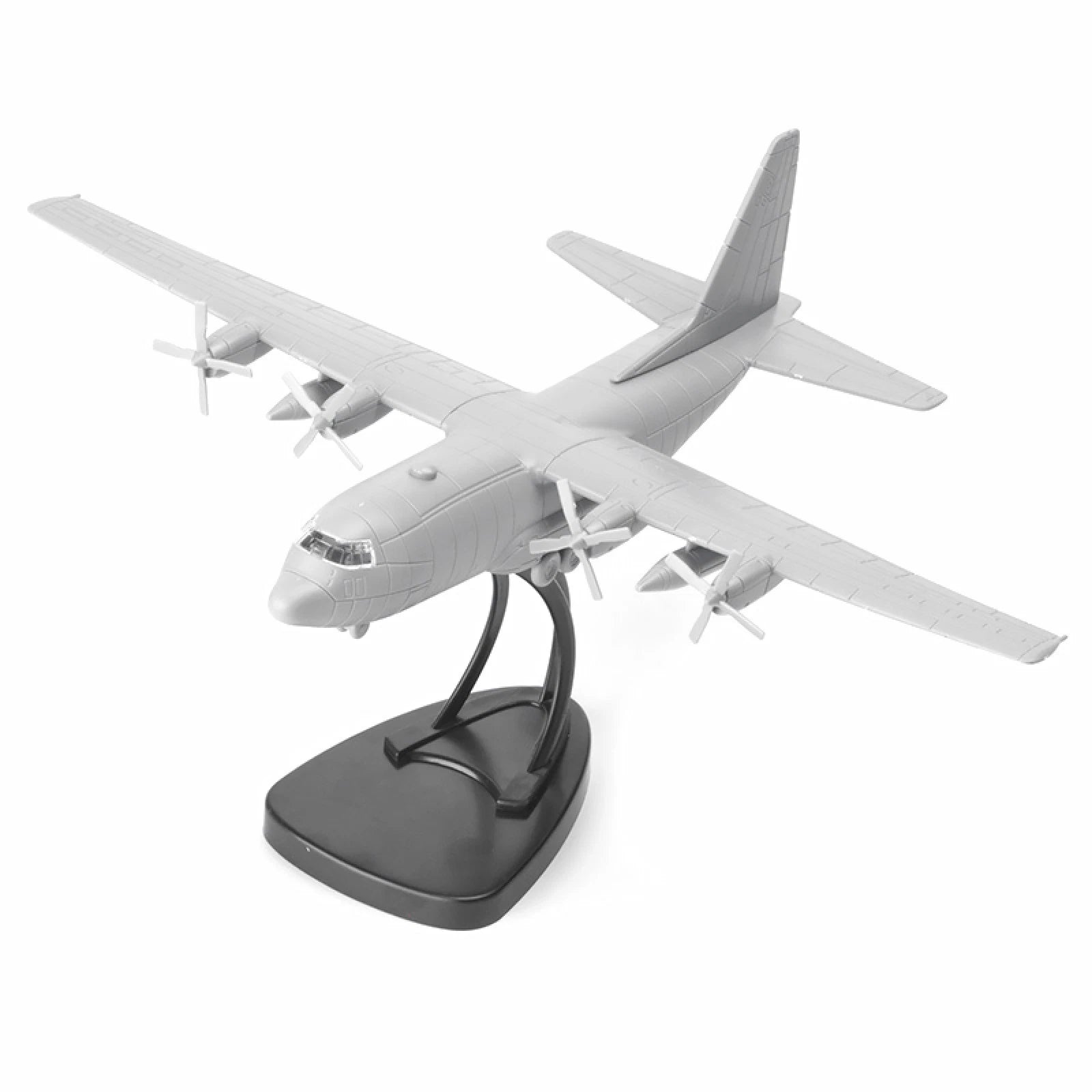 1:144 Us C-130 Hercules Transport Aircraft Unassembled Kit 4d