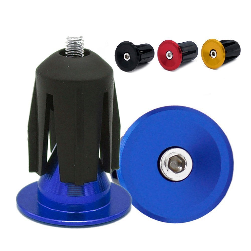 Aluminum Handlebar Grip End Stoppers 1 Pair