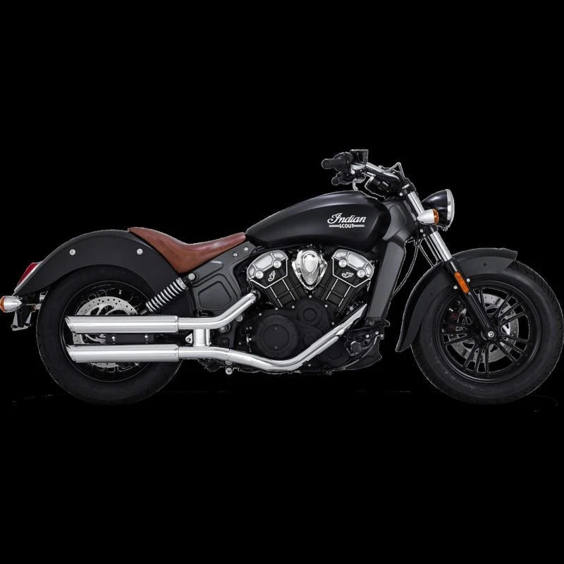 Vance & Hines 15-20 Indian Scout/bobber Twin Slash 3in Pcx Slip-on