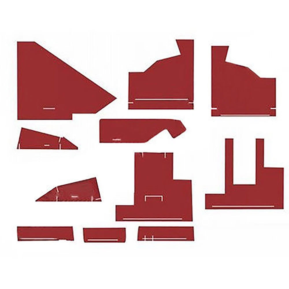 Cw2852 New Red Cab Kit W/ Headliner Fits Mpl Moline Tractor Models