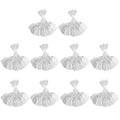 Set Blank White Price Tags Hang String Strung Jewelry Merchandise