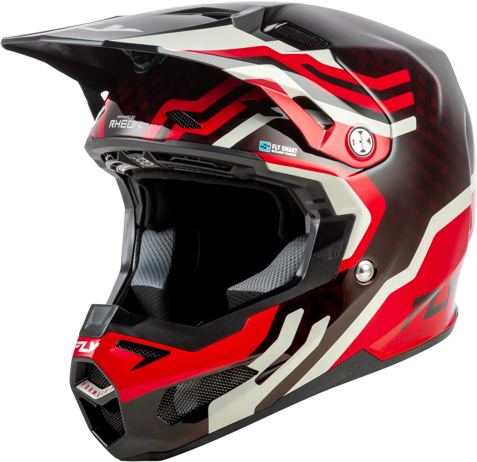 Fly Racing Formula S Carbon Byte Helmet 2x-large Offroad Red Carbon