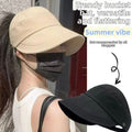 Summer Sun Hat Breathable Fabric Wide Brim