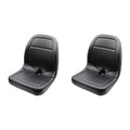 Black Bucket Seat Pair Am141482 Fits Gator Rsx850i Rsx860e Rsx860i