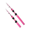 Retractable Carbon Fishing Rod with Reel