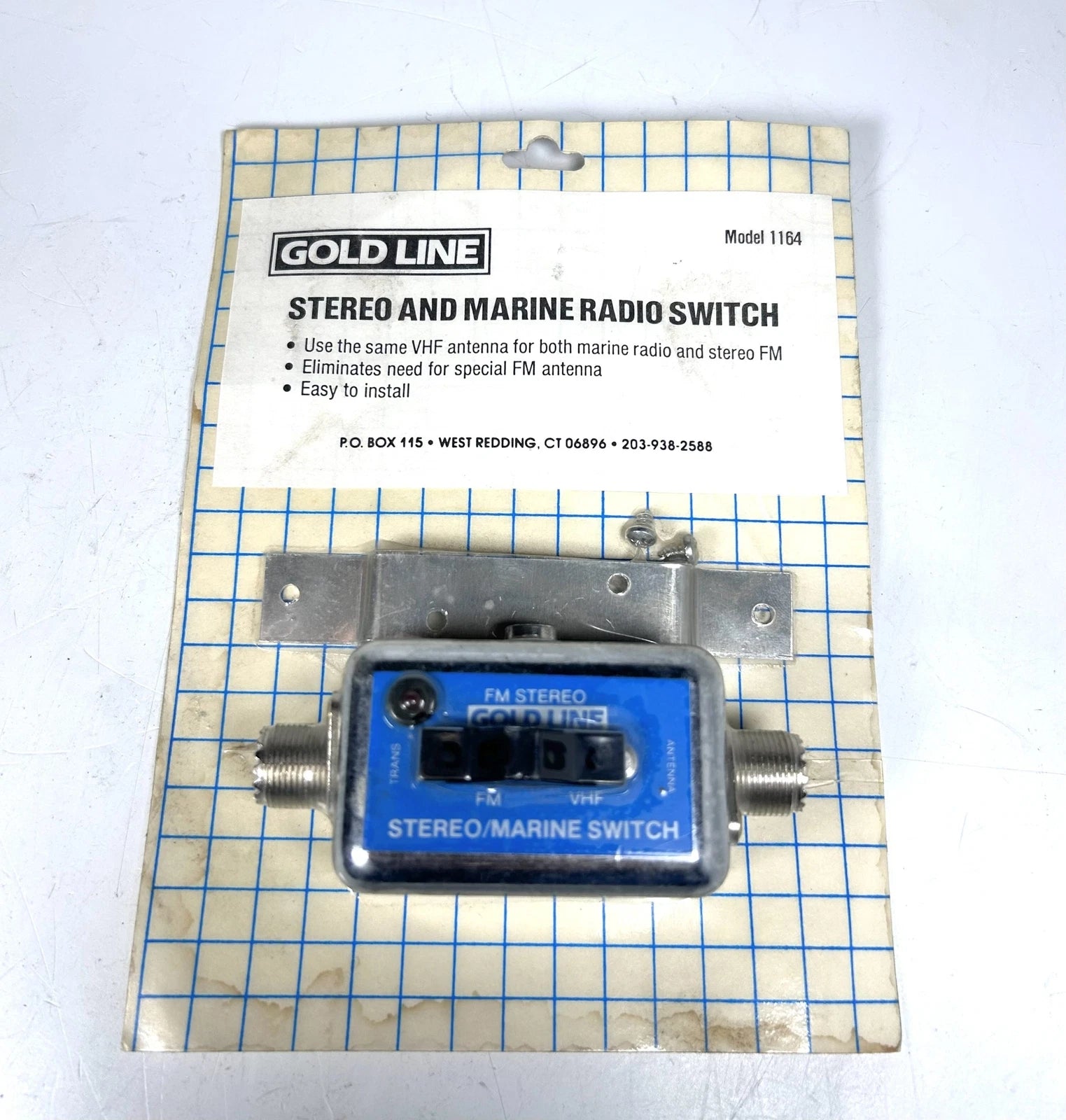 '-New- Gold Line 1164, Stereo &Amp; Marine Radio Switch