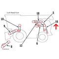 H235564 Straw Chopper Belt Fits John Deere 9560 9570 9660