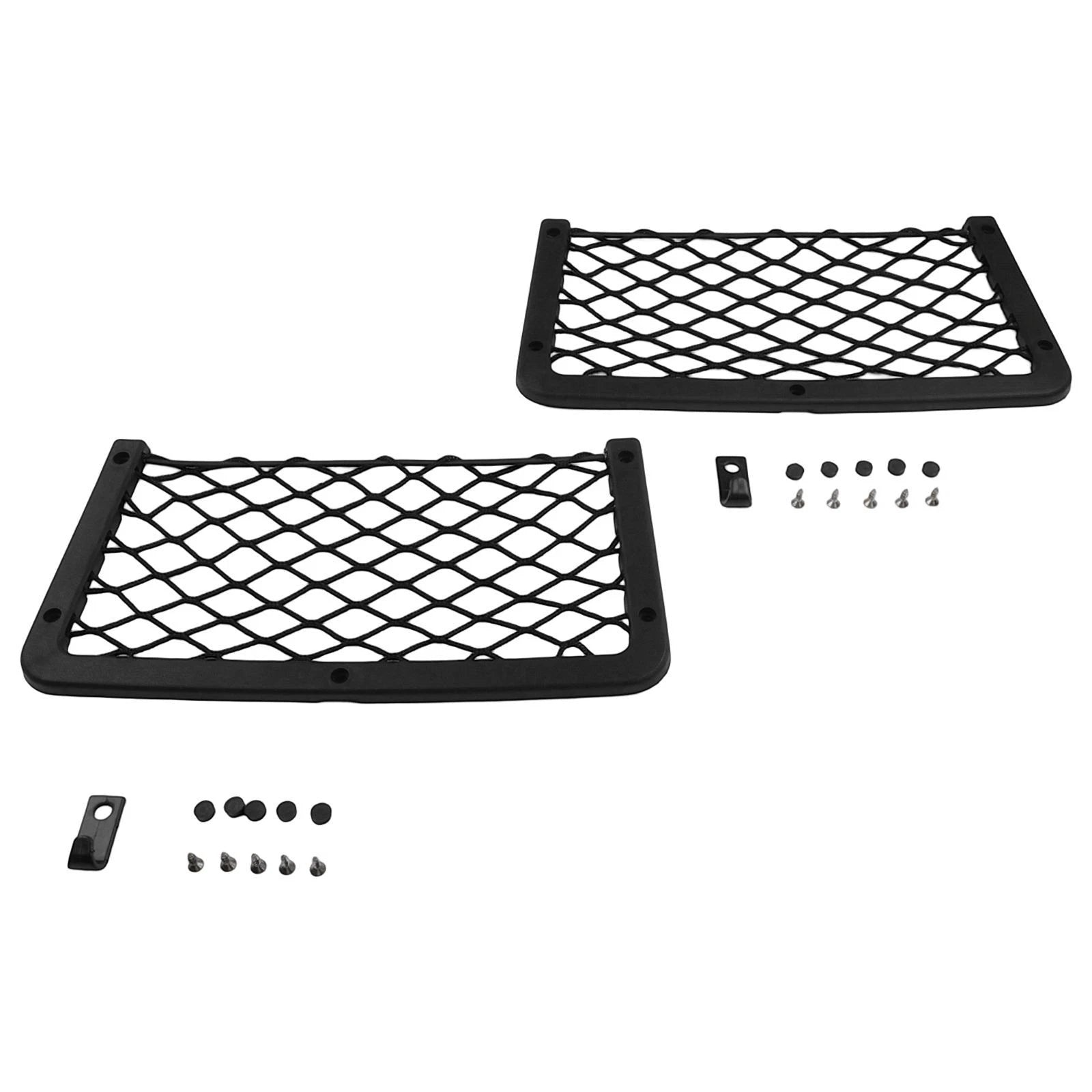 Hot Portable Practical Kit Car Seat Organizer Mesh Storage Bags 2pcs