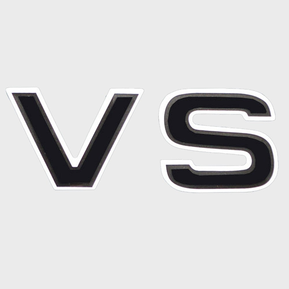 Ranger VS Boat Raised Decal Black White Sticker by Ranger