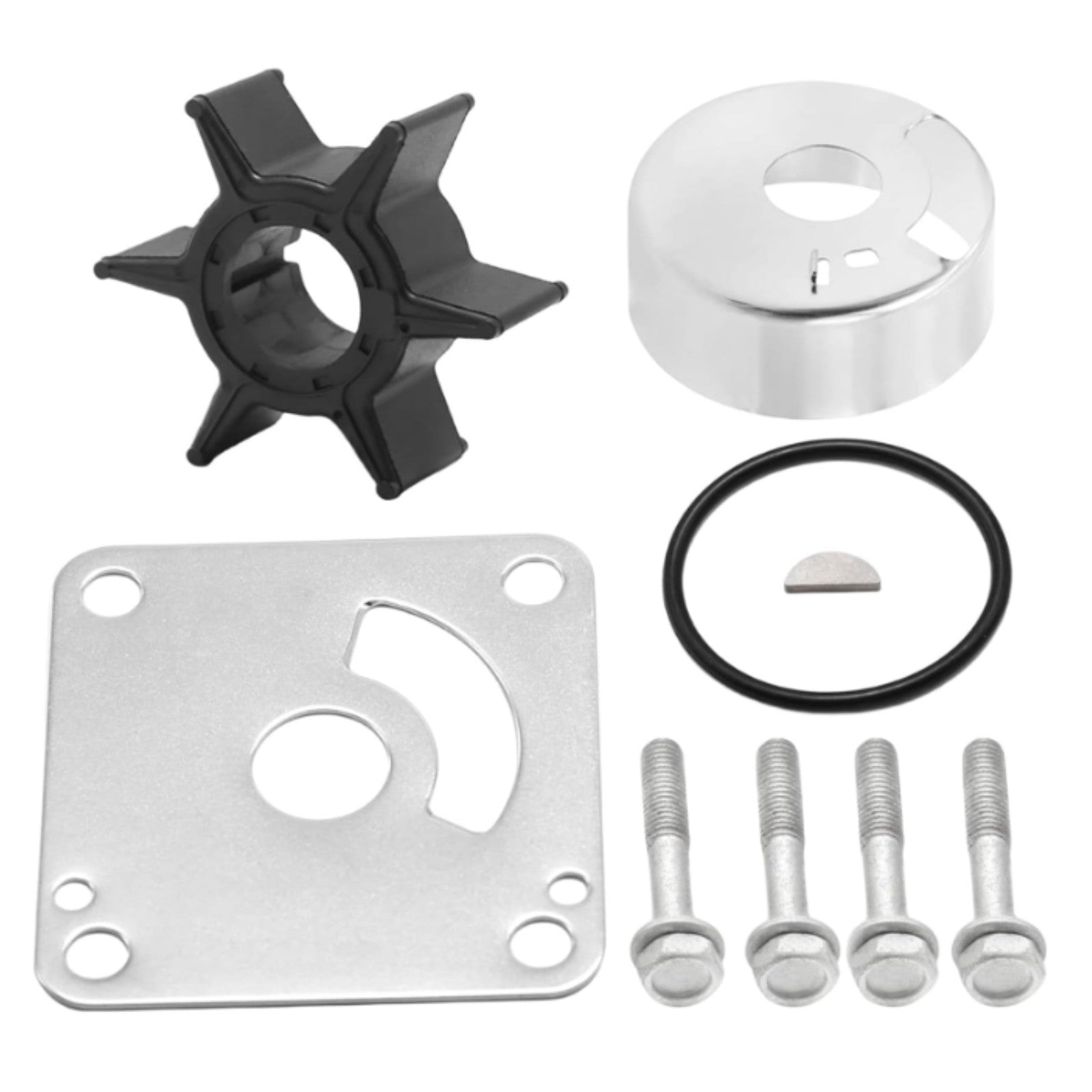 Water Pump Impeller Kit Yamaha 20 & 25 Hp 2 Stroke Outboard 18-3431 6L2-W0078-00