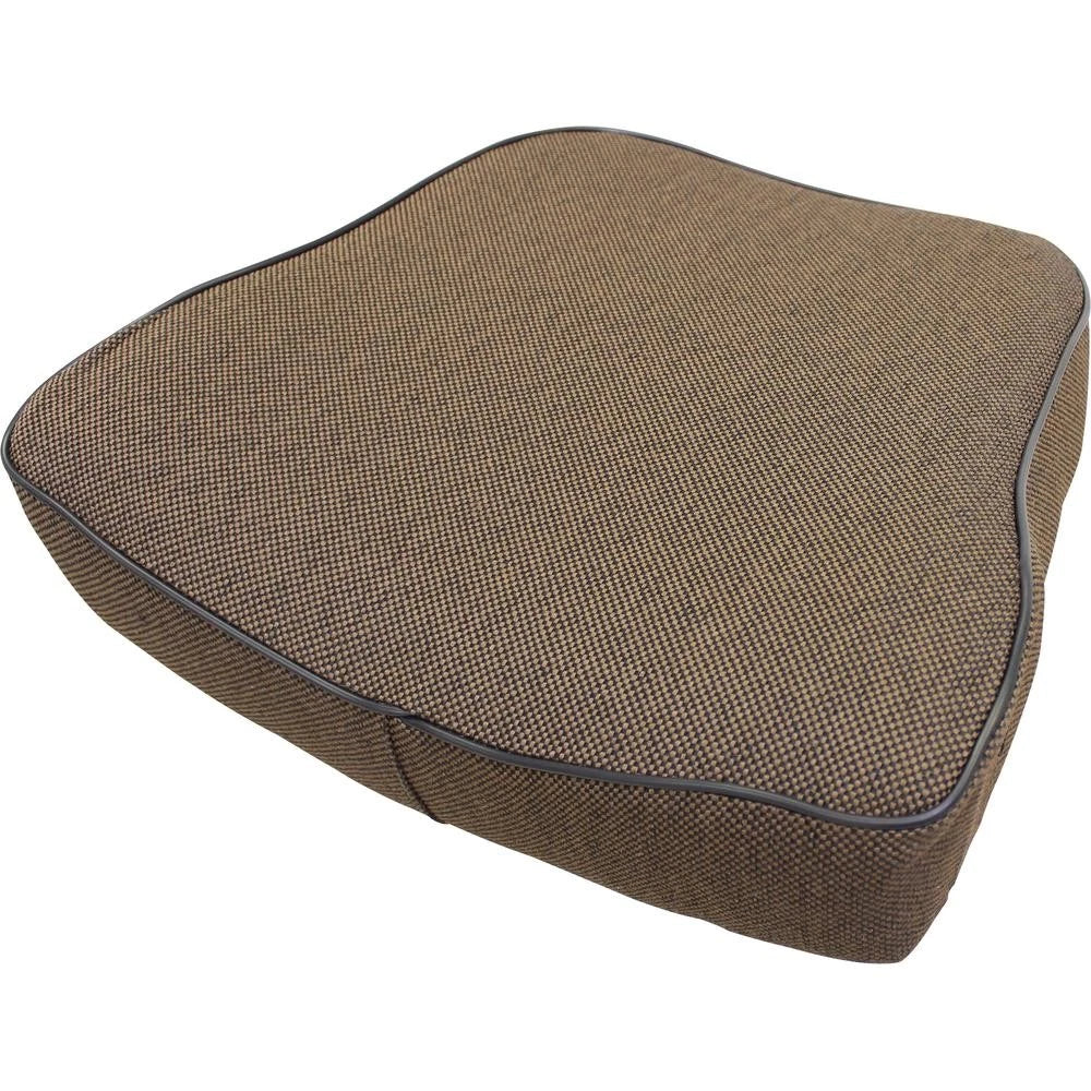 Amss7203 Deluxe Backrest, Brown Fabric