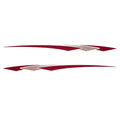 Rinker Boat Graphic Decals 182 Model Red Stickers (Set of 2) by Rinker