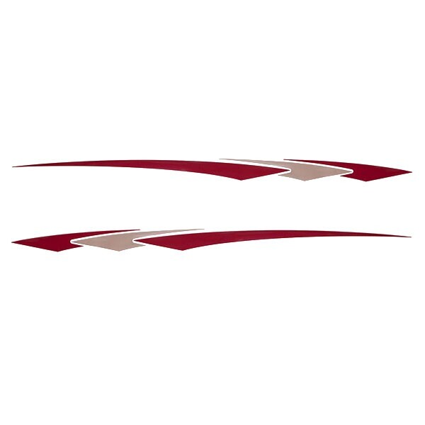 Rinker Boat Graphic Decals 182 Model Red Stickers (Set of 2) by Rinker