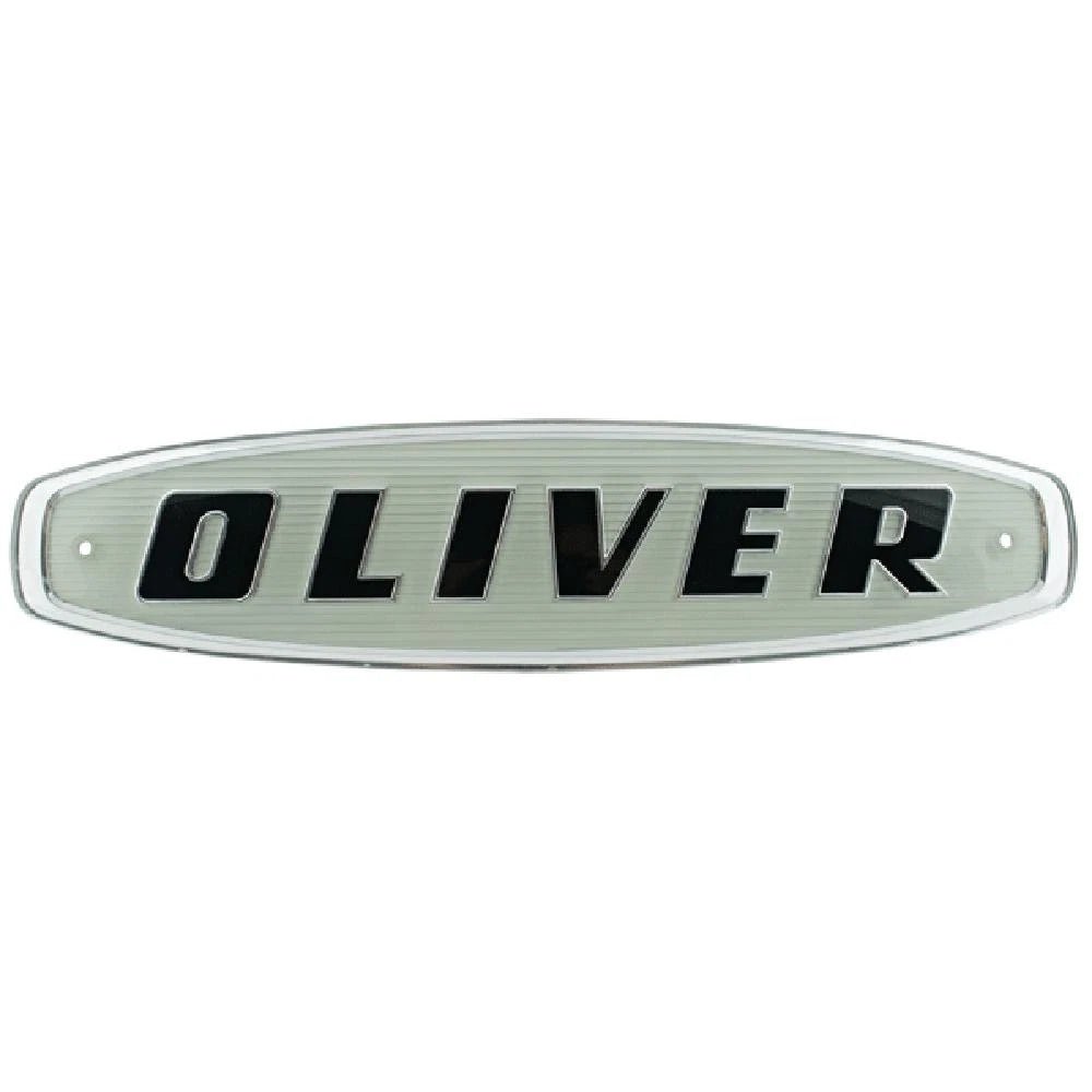 101430a Front Black Emblem For Oliver Tractor Models 550 770 880 950
