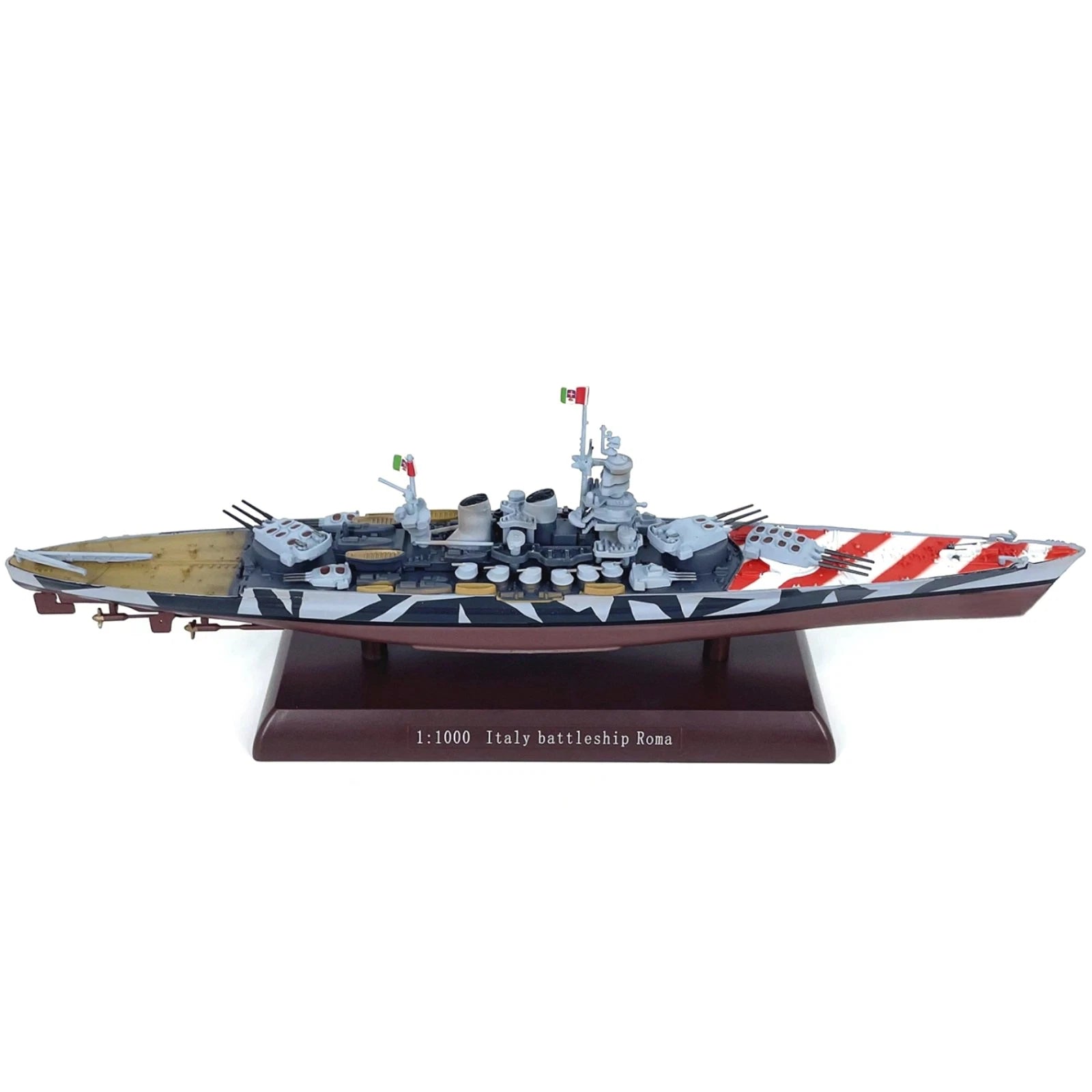 24cm Diecast Alloy 1/1000 Scale Italian Battleship Roma Model Souvenir