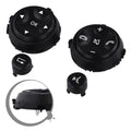Black Steering Wheel Switch Button Kit For Mercedes W221 S550 S63