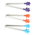Silicone Tongs Stainless Steel Clip