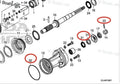 Lower Unit Oil Seal O-ring for Honda 200HP/225HP/250HP