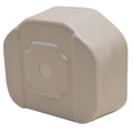 Boat Spotlight Pedestal 6426-54 | 11 X 9 3/4 X 4 Inch Tan Plastic