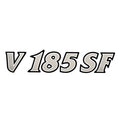 G3 Boat Decal Sticker V 185 SF Fishing Silver Black White by G3