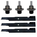 3-spindles & Blades Kit Fits Gravely Replaces 00878100