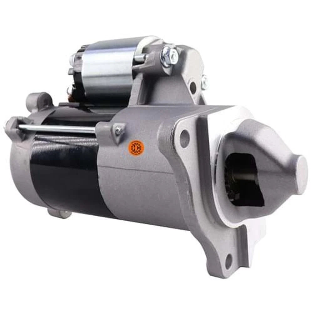 Starter - New, 12V, Plgr, Ccw, Aftermarket Nippondenso Fits Kubota