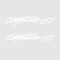 Brand Decal Rinker 212 Captiva White by Rinker