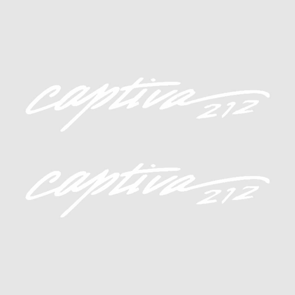 Brand Decal Rinker 212 Captiva White by Rinker