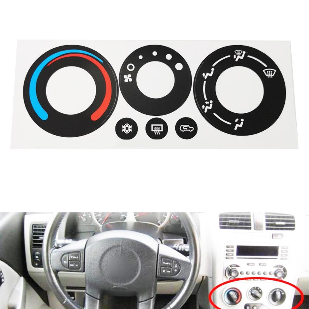 HVAC Button Sticker for Pontiac Torrent